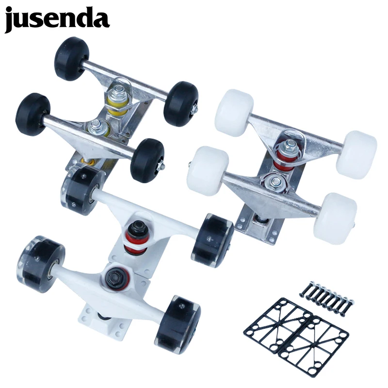 

2pcs Skateboard Truck Bracket Aluminum Alloy Cruiser Longboard Bridge Wheels Bearings Skate Deck Parts Trucks Accessories