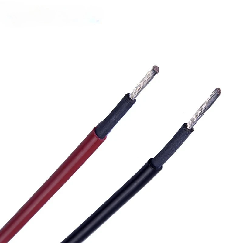 TUV PV Solar Cable 1x2.5mm2 1*4mm2 1*6mm2 XLPE Insulation Copper Core PV1-F Electrical Wire Slocable