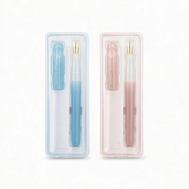Pilot Kakuno Madoromi Dream Smile Füllfederhalter, InsAesthetic Ergonomischer Stift zur Haltungskorrektur für Kalligraphie- und Handschriftübungen
