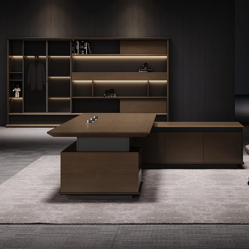 Studieontwerp Bureau Multifunctioneel Houten Ruimtebesparend Bureau Organisatoren Ambachten Escritorio Oficina Trendy Meubilair