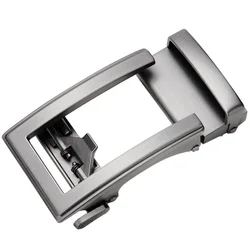 Men's Automatic Belt Buckle Accessory For width 3.3cm-3.5cm Ratchet Belt Alloy Automatic Buckle Belt Replacement Buckle