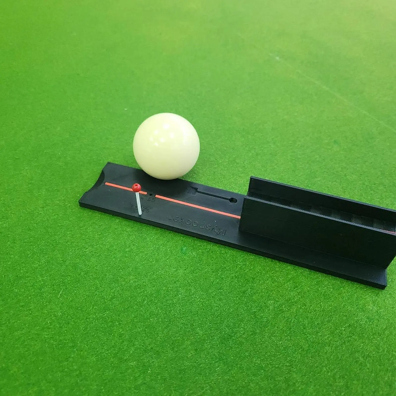 Exercitador de curso de bilhar, prática de mira para iniciantes, acessório leve, ferramenta de ajuste de curso de taco para habilidades básicas