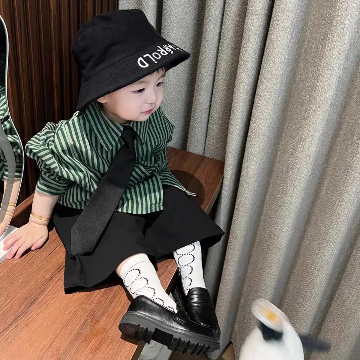 Trendy and Fashionable Kids Clothing Set 2026 New Childrens Spring Shirt Stylish Toddler Clothes Good-looking Childrens Clothing