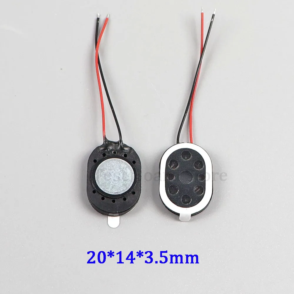 2PCS 13mm 15mm 16mm 18mm 20 23 26 28 30 MM Mini Speaker Round Runway Loudspeaker 8Ohm 0.5W For MP4 Toys Cellphone Small Audio