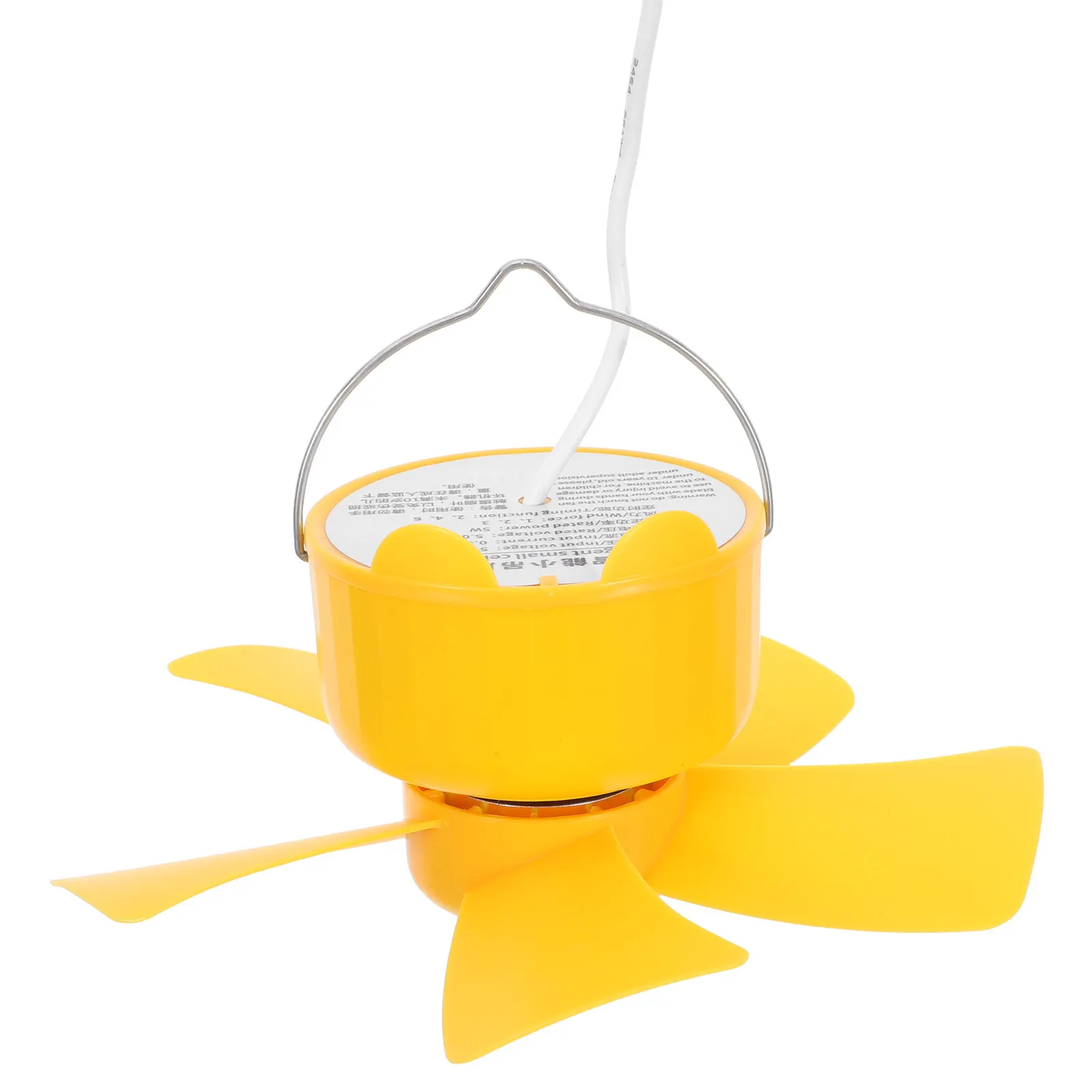 

USB-вентилятор для подвешивания на потолок, компактный, бесшумный, с таймером, мини-вентилятор для штор, портативный, для охлаждения спальни, путешествий, улицы