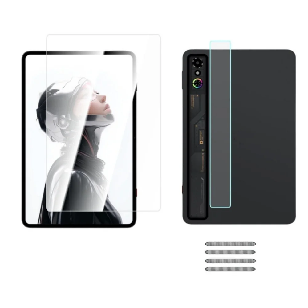 

For RedMagic Astra Tablet Tempered Film Dust Mesh Lens Protector Set