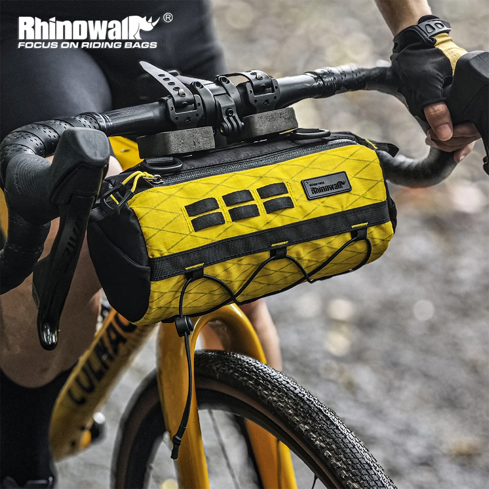 

Rhinowalk Bike Handlebar Bag Waterproof Bicycle Front Tube Bag Multifunction Portable Travel Luggage Cycling Phone Bag Summer