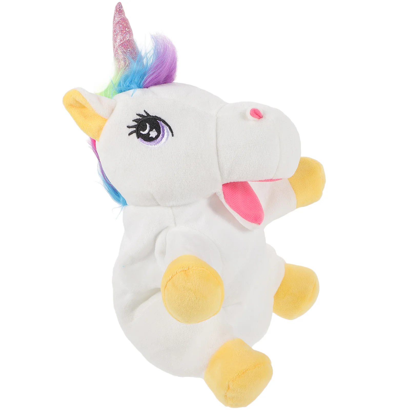 Animale Unicorno Burattino a mano Bambino Bambino Giocattoli Coniglio Animali di peluche in cotone Realistici