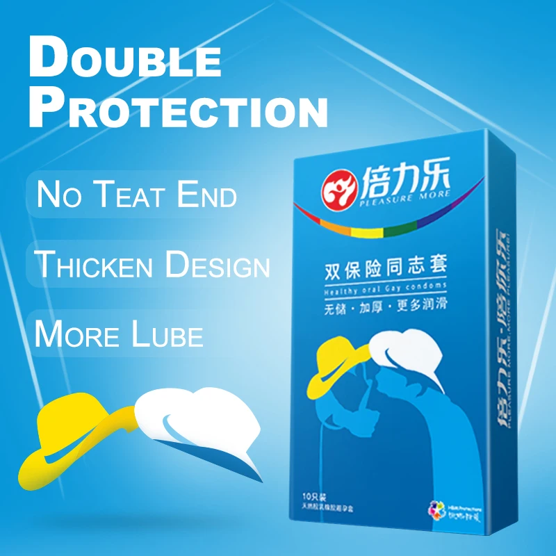 10Pcs Condoms Sex Toys for Couople Adult Health Oral Gay Penis Sleeve Condom Anal Sex 0.68mm Thick Condoms Dick Sex Supplies