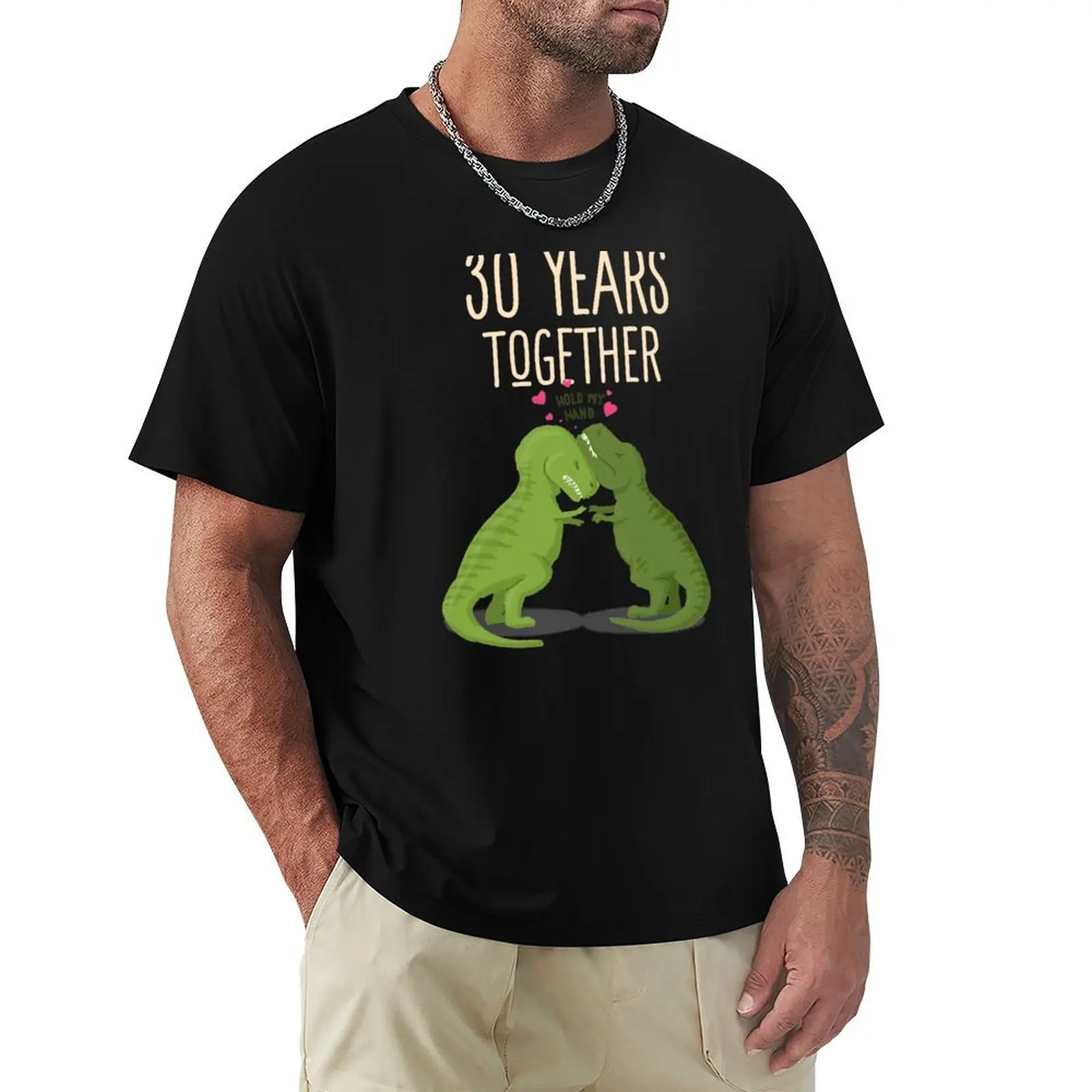 30 Years Together Anniversary, Matching T-Rex 30th Wedding Anniversary Photo Op Shirts T-Shirt Performance Dry Fit T-Shirt