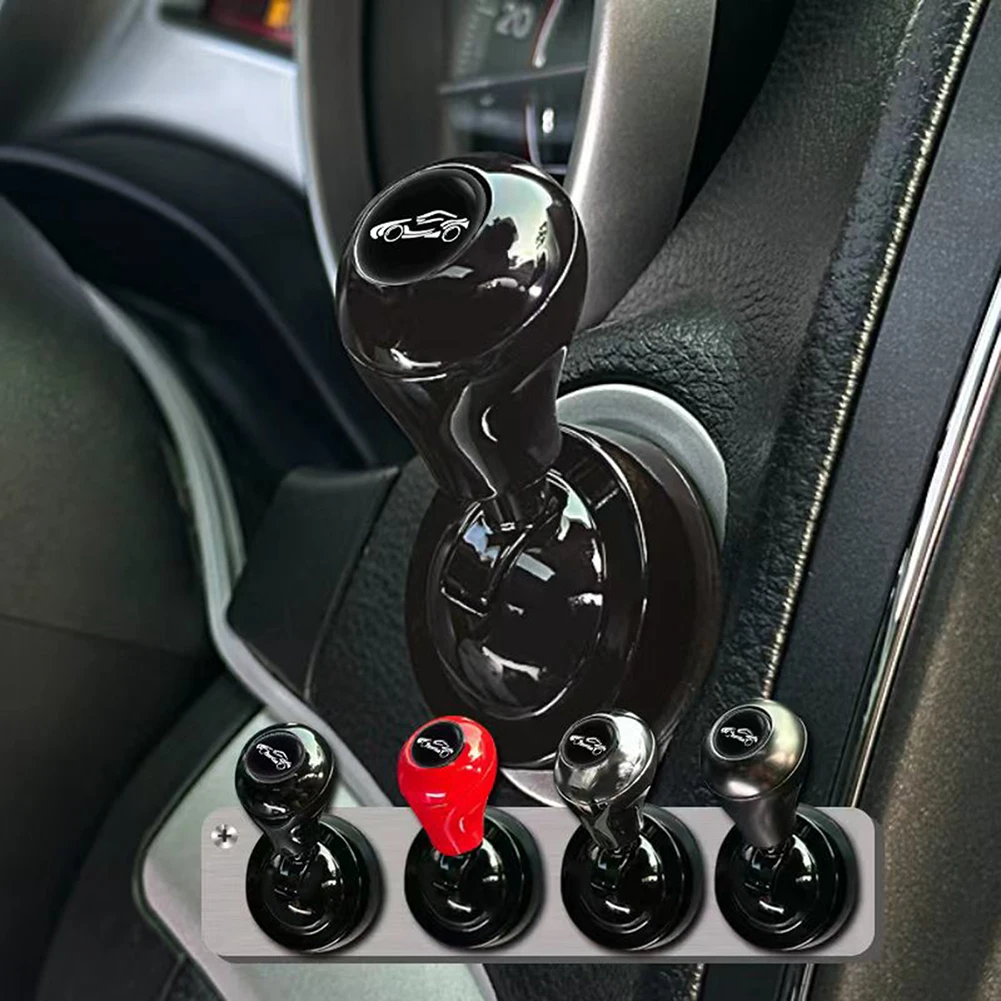 Car push start button cover Car interior ignition trim Car Push to Start Cover Retro Joystick Levers Metal Rocker Switch Cover