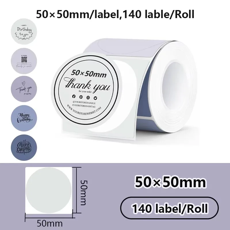 Munbyn/Nelko Holografische Laser Label Sticker Mat Zilver Thermisch Papier voor M110 M220 M200 E210 P50 PM220 DETONG P1 WP9520 Maker