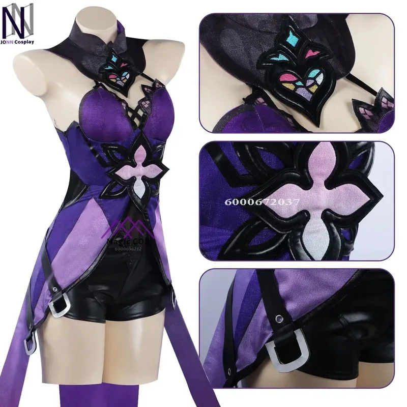 

Honkai Star Rail Game Black Swan Cosplay Costume Shoes Carnival Anime Halloween Costumes for Women Game Full Outfit Set Hot Sale