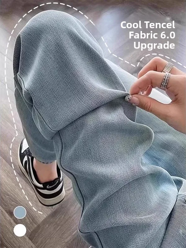 

Женские винтажные джинсы больших размеров, свободные прямые брюки, удлиненные, для фигуры типа «груша», повседневные, с высокой талией, на молнии