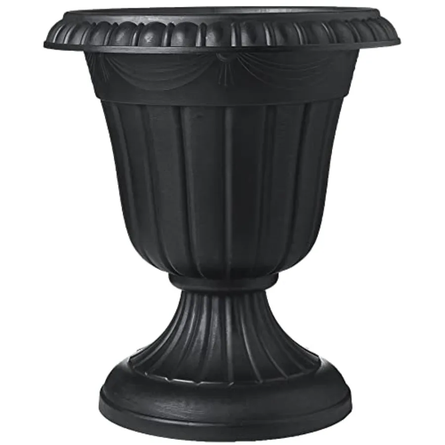 

Classic Traditional Plastic Urn Planter 16" x 18"