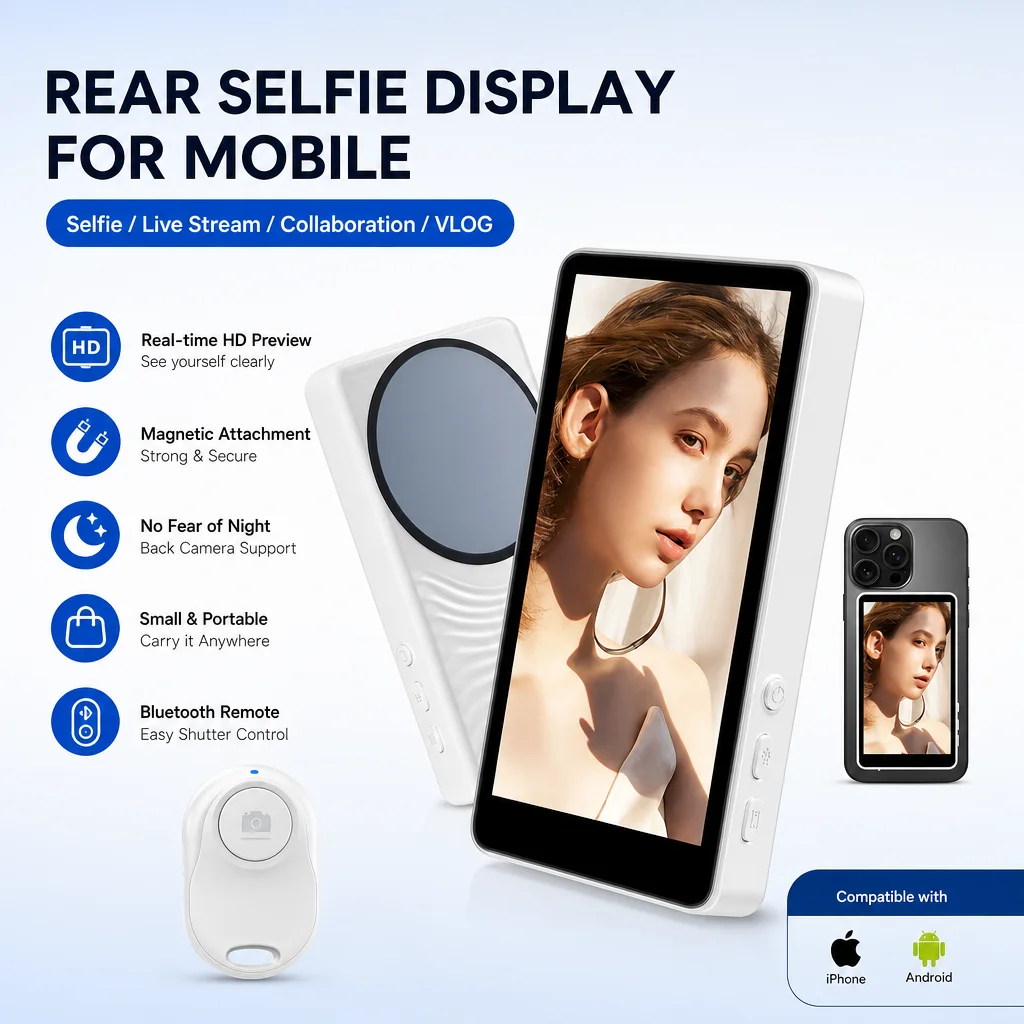 Photography Blog - Wireless Magnetic Charging Self‑View Screen Phone