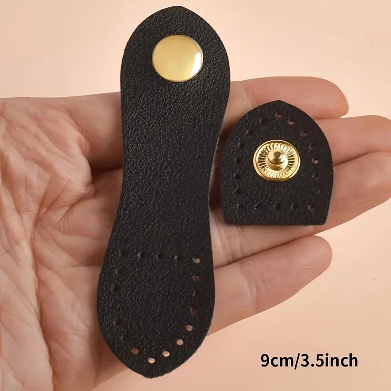 8 Stück 9cm Modische Leder-Taschenschnallen, Handgefertigte Knöpfe, Geldbörsen-Verschlüsse, Kartenhalter-Schnallen für DIY-Handtaschen-Zubehör – Detail 6