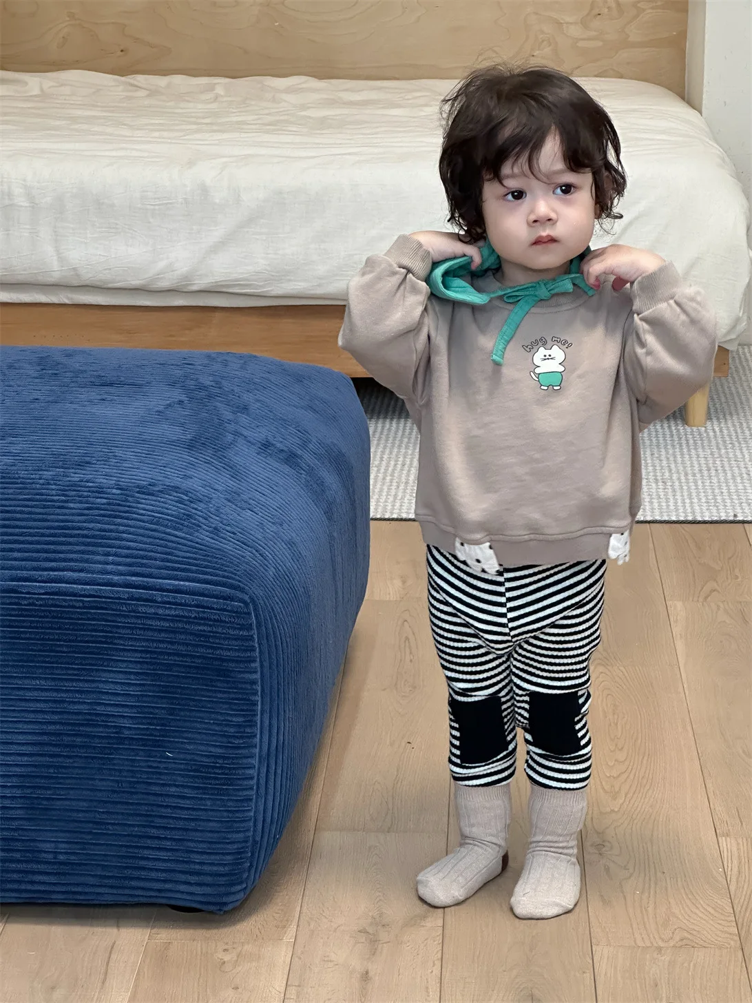 Infant Versatile Cotton Pullover Tops Toddler Boys Casual Sweatshirts 2025 Autumn New Baby Long Sleeve Sweatshirt Cartoon Print