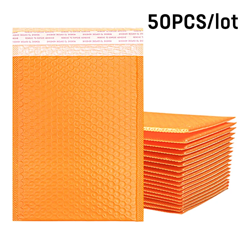 Zwart Wit Bubble Mailers 50 stks Gewatteerde Enveloppen Ritssluitingszak Verpakking Zakken Voor Business Mylar Zakken Verzending Verpakking 15x20 cm