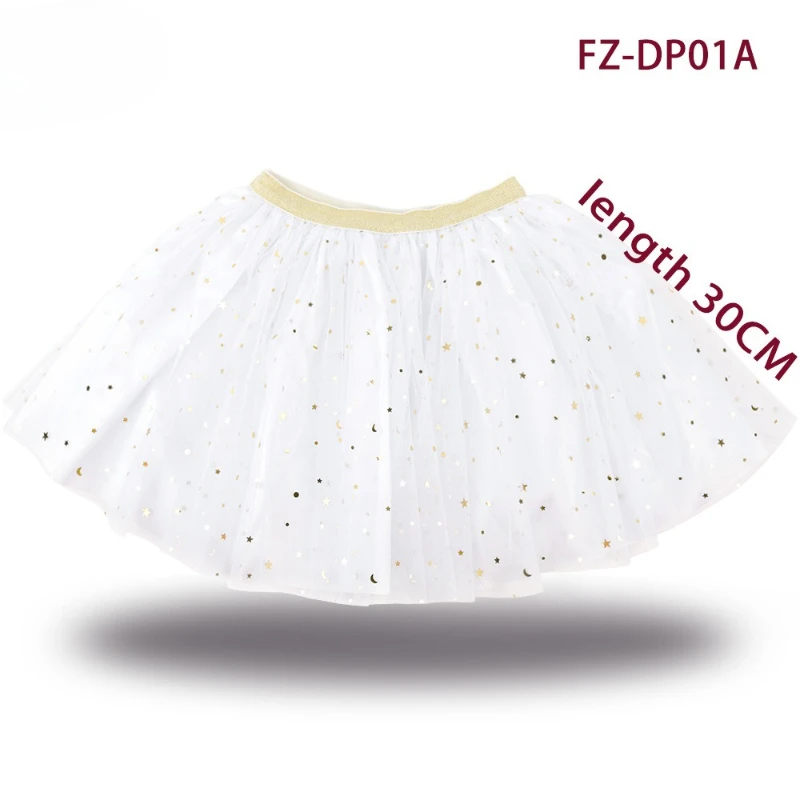 Fashion Mesh Miniskirts Princess Stars Glitter Dance Ballet Tutu Girls Brand Sequin Party Girl Faldas Skirt Elastic Clothes