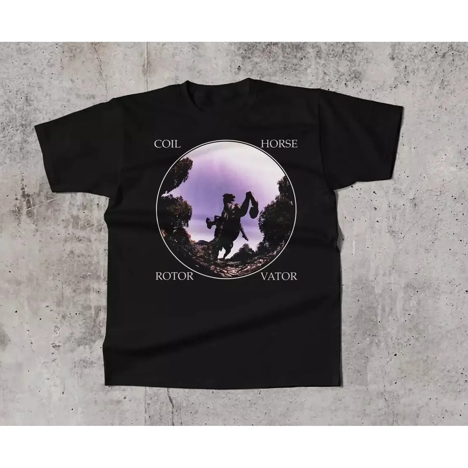 Coil Band Horse Rotor Vator T Shirt Full Size S 5XL vintage Washed Casual homme Slightly Unisex Breathable graphic Stretched