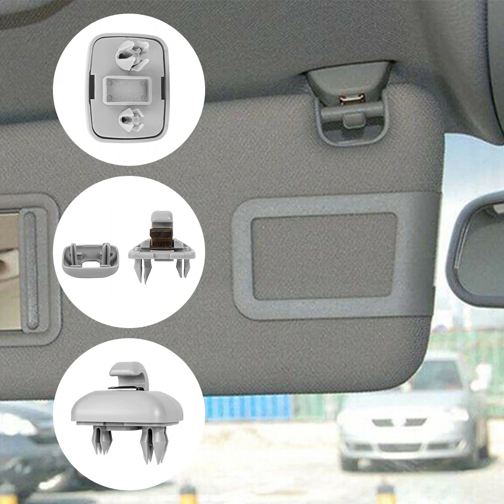 

Car Sun Visor Clips Interior Hanger Hook Bracket Auto Sun Visor Clip Hook Bracket Hanger Replacement For Audi A1 A3 A4 A5 Q3 Q5