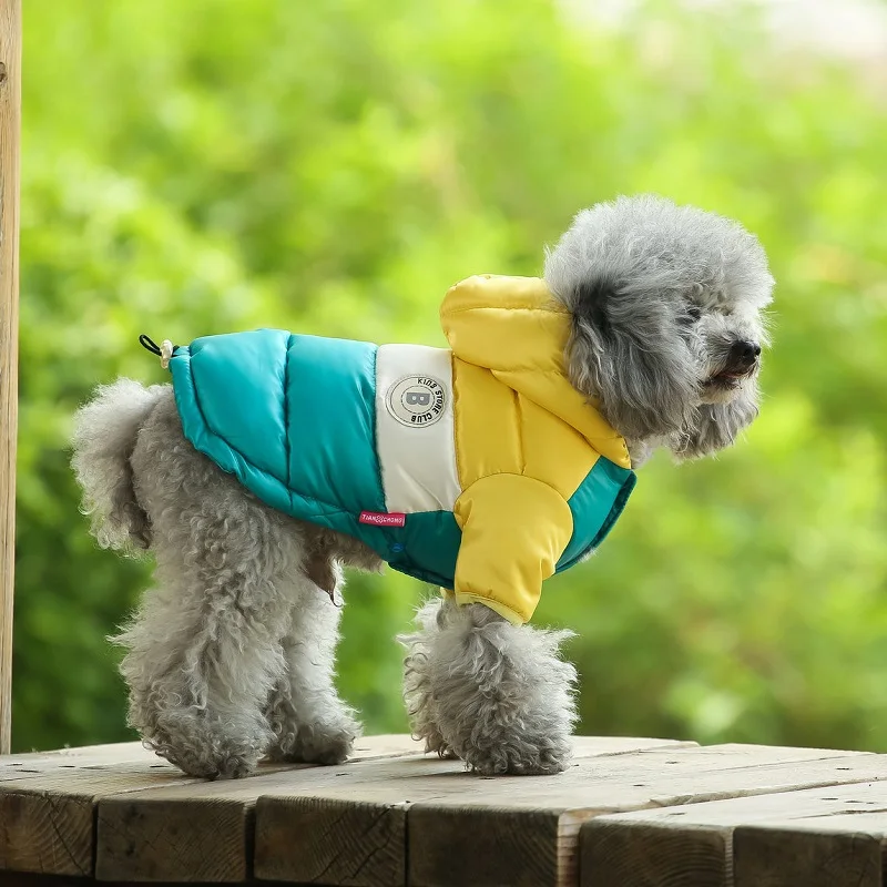 Wasserdichte Hundejacke Winter Haustier Daunen Baumwolle Weste Luxus Hundekleidung Chihuahua Französische Bulldogge Hundemantel Welpe Warmes Hundekostüm – Detail 15