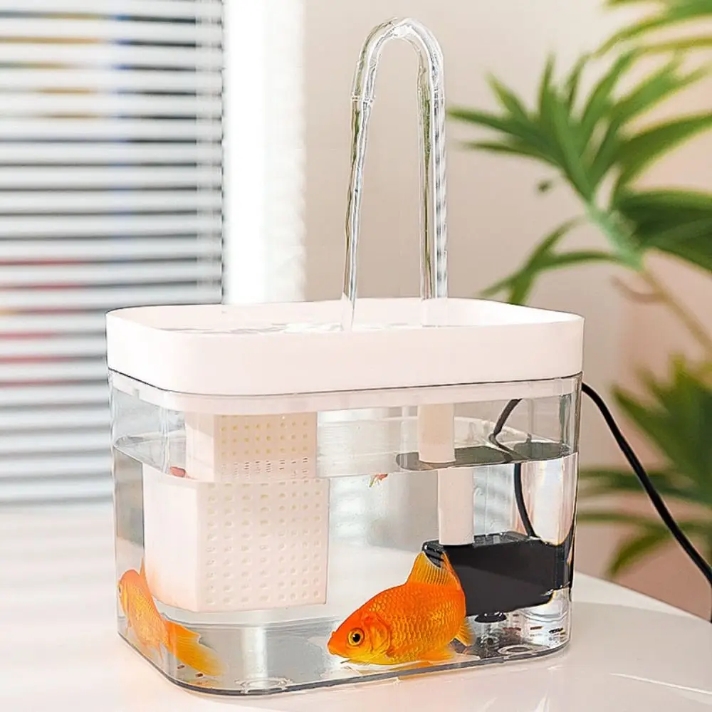 

Pet Supplies Automatic Cat Water Fountain Smart Silent Cat Filtering Drinker Large Capacity 1.5L Pet Water Dispenser Puppy