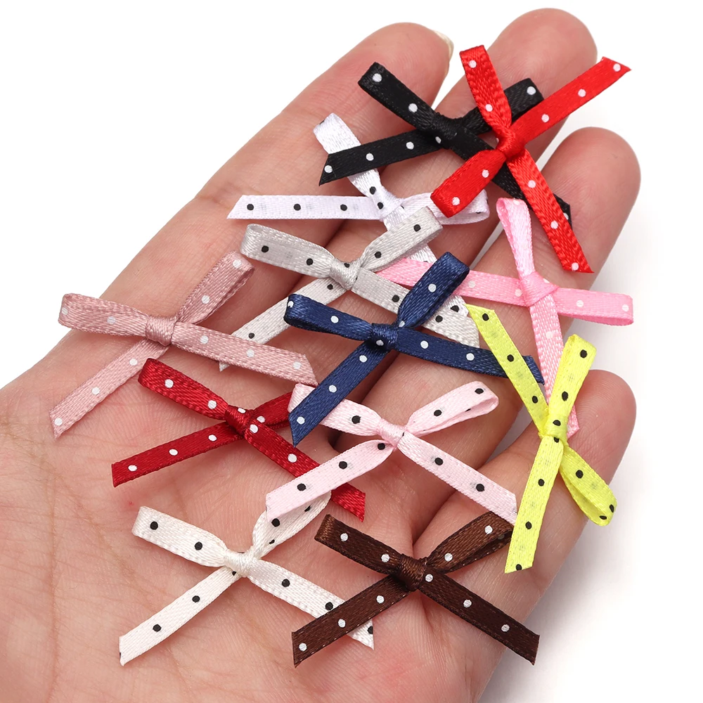 50/100 stuks Polka Dot Mini Sa - Satin Bow Tie recensie en prijs