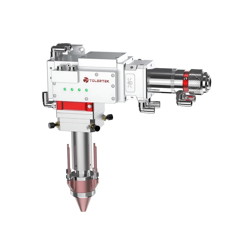 12kW High Power La ser Cladding Head Right Angle Circular Powder Feeding Laser Processing Head For Cladding Welding Quenching