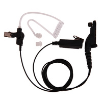 Air Tube Earpiece Headset PTT Mic Earphone for Motorola Xir P8268 P8668 APX6000 APX7000 APX2000 DP3400 DP3600 DP4400 DGP8050