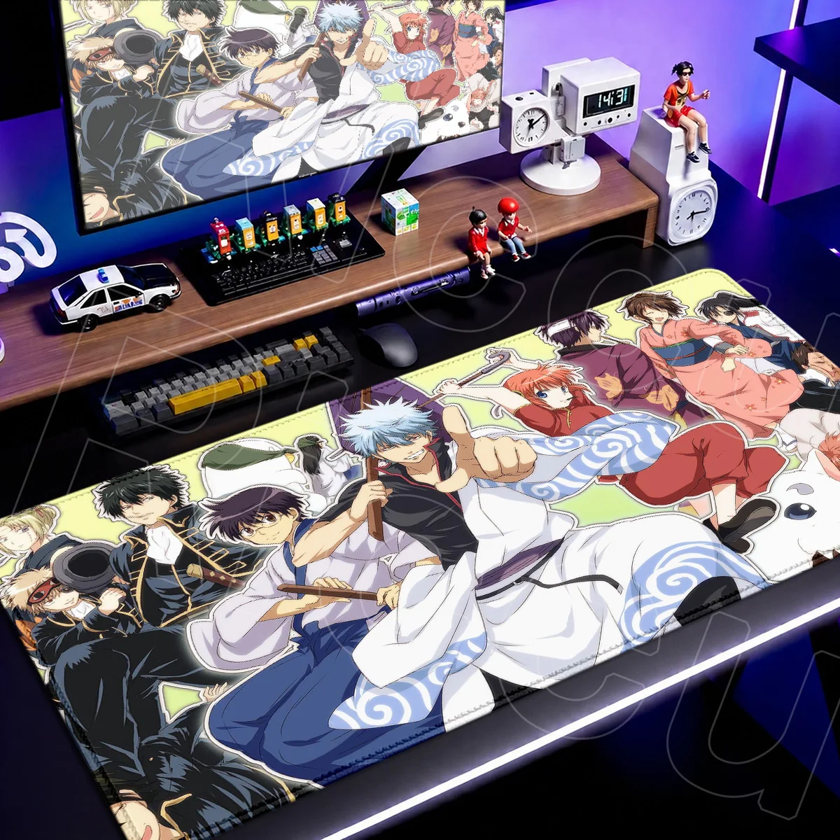 G-Gintamas Neue Anime-Hintergrundbilder, Tischunterlagen, hochauflösende Drucke, Notizbuch- und Tastaturmatten, Kagura Sakata, Gintoki, Mauspad, Bürozubehör. – Detail 12