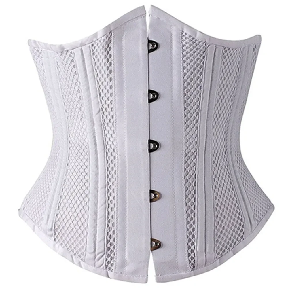 

Sexy Corset Women Gothic Underbust Corselet Steel Boned Waist Cincher Bustiers Top Workout Shape Body Belt Plus Size Lingerie