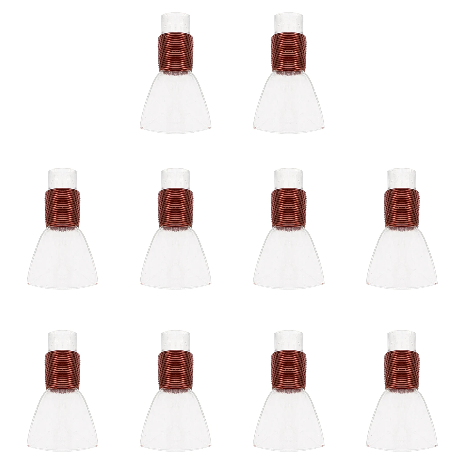 

10 Pcs Suona Whistle Lightweight Reed Flute Plastic Parts Copper Wire Accessories