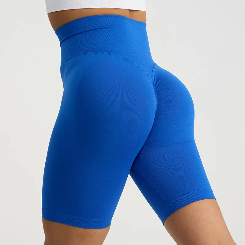 Summer Women Sports  High Waist Hip-lifting Tight Sports Yoga Shorts Casual Workout Running Peach Hip Shorts