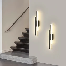 Lámpara de pared LED moderna para sala de estar, escaleras, dormitorio, pasillo, apliques de pared, decoración Interior del hogar, accesorio de iluminación