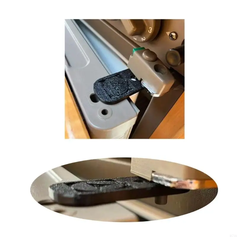 Motorhome Fridge Door Opening Aid, Black Refrigerator Access Helper for Travel Use, 1 Piece 1.97 Inch Pull Accessory for Small