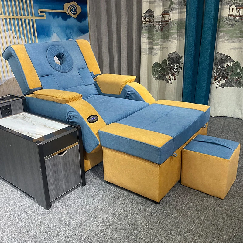 Adjustable Electric  Luxury Pedicure Sofa Electric Bed Massage Chair Foot Bath Sofa Recliner Spa Pedicure Sofa Chair