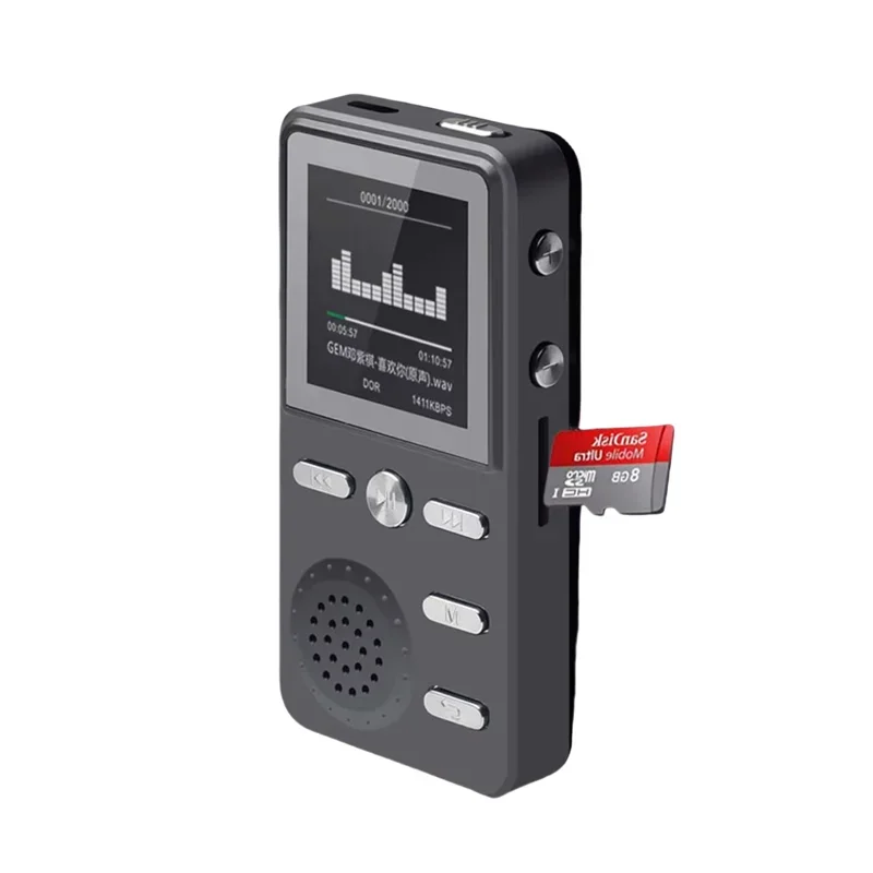 HiFi ستيريو الموسيقى مشغل MP3 HD ضياع DAC فك ميني الرياضة وكمان المحمولة MP3 دعم راديو FM/الكتاب الإلكتروني/مسجل