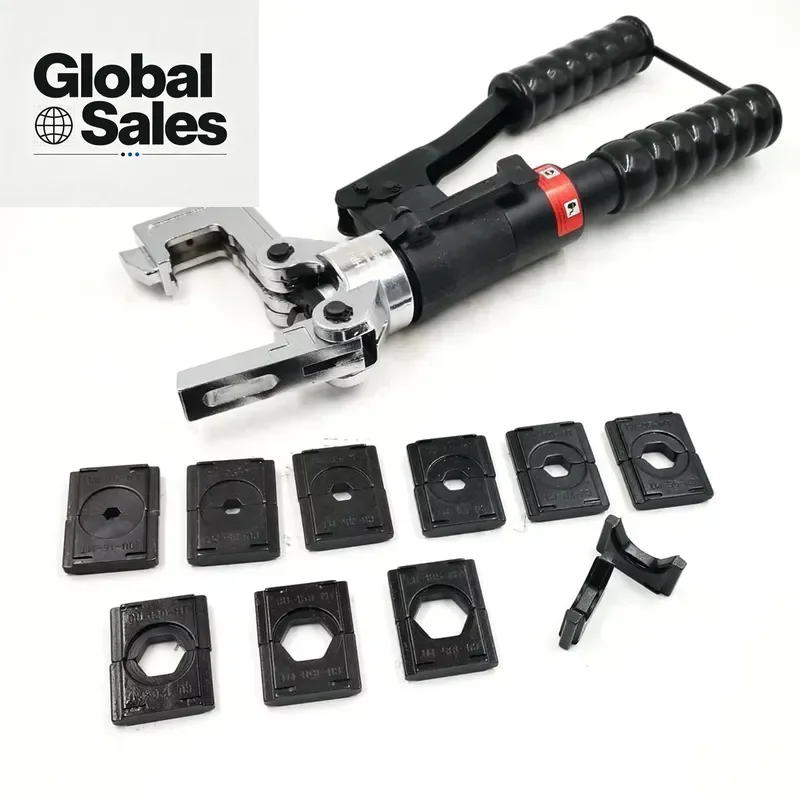 Designed for professional electricians and industrial technicians, this 5 Ton Hydraulic Crimping Tool delivers reliable,