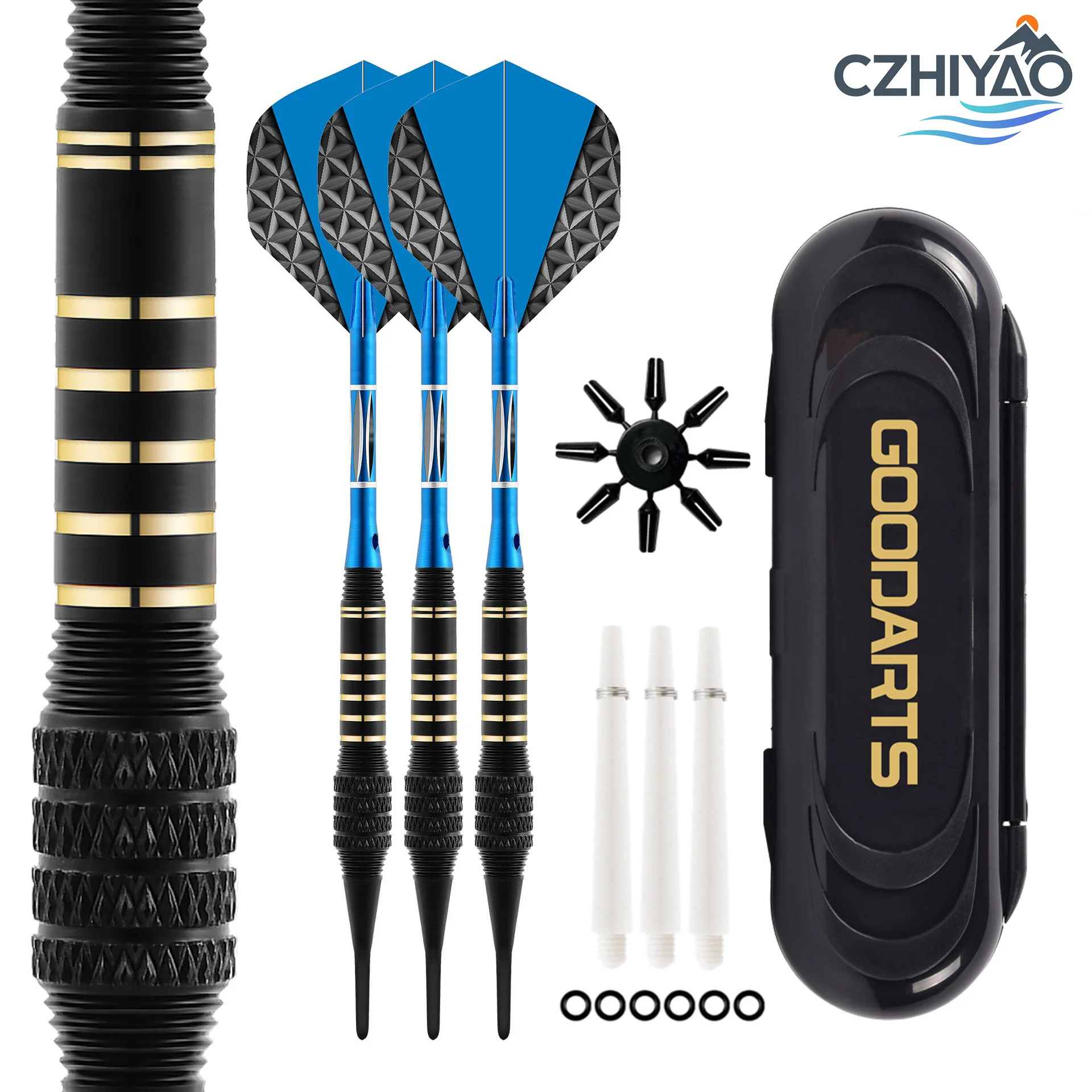 

CZHIYAO 18g Soft Darts With Aluminum alloy Rod,Drop Resistant Darts-Outdoor Practice Competition Entertainment Electronic Dart