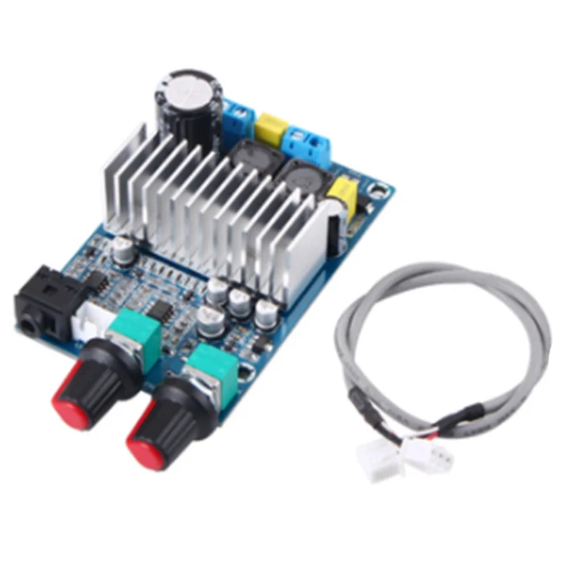 Amplificadores Placa de audio 100W DC12-24V TPA3116 Placa amplificadora de subwoofer compatible con salida de graves actualizada