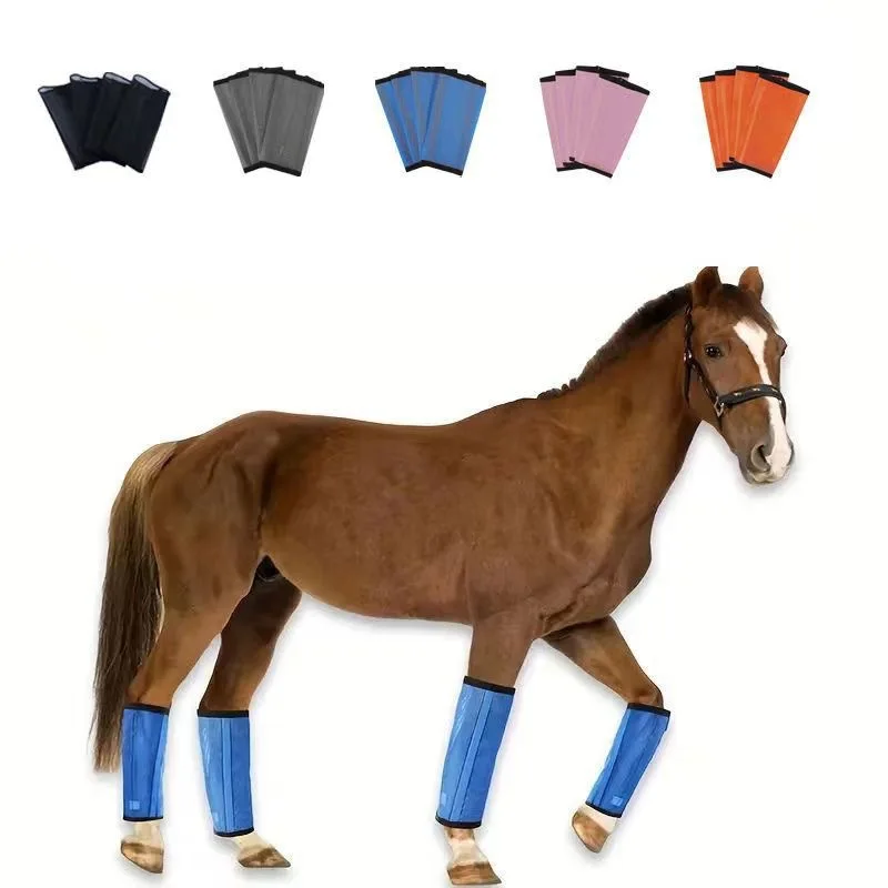 

Horse Leg Fly & Mosquito Protection Cover – Breathable Adjustable Sleeve Multi-Color Available for Equestrian Gear & Horse Care