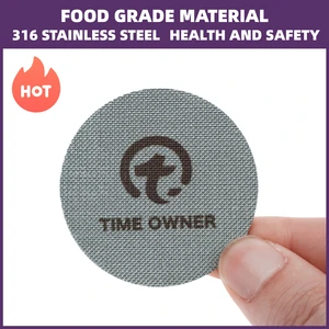 Filtro de café reutilizável, tela de malha, tela de contato, tela de disco, máquina-ferramenta espresso, 51mm, 53mm, 54mm, 58mm 8 principais vendas filtro de vidro para suco - №7