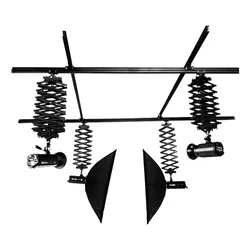 2/3/4m ceiling rail photo studio pantograph ceiling light rail kit for Photography studio accessories Lighting flash