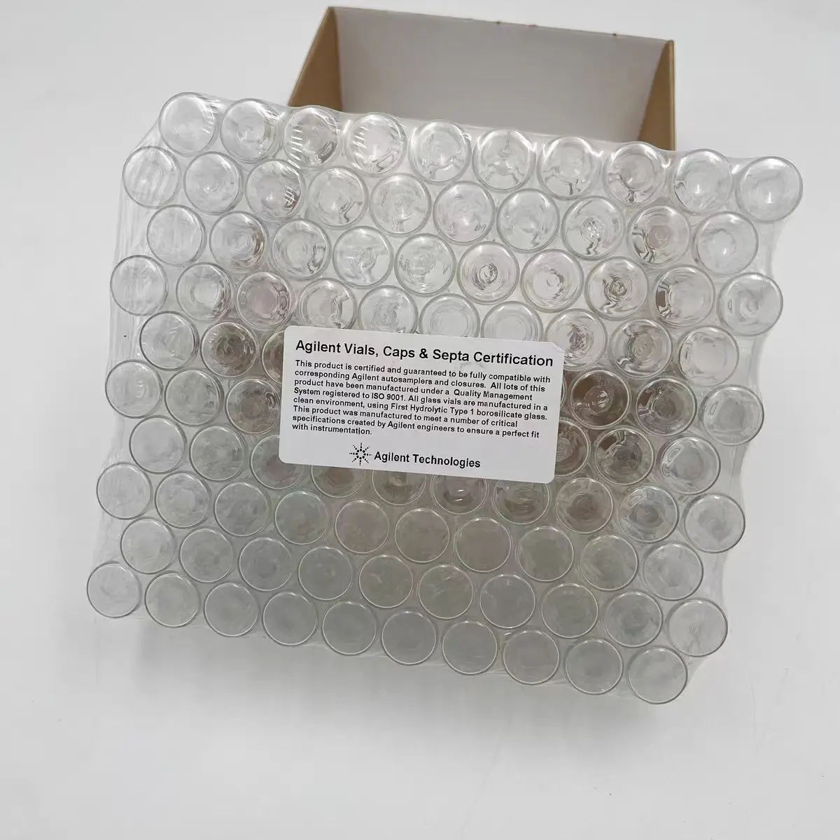 

Agilent original jaw headspace bottle 5 sampling bottle sample bottle gas chromatography injection bottle with cap pad 20 * 3mm