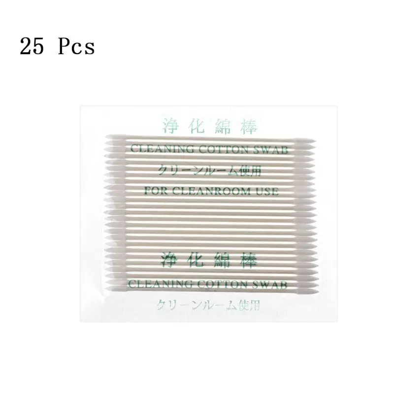 25 Packs Double for Head Cleaning Stick Cotton Swabs Cleaning Swabs for  Earphone for Smart Phone Tablet Charge Port Wholesale