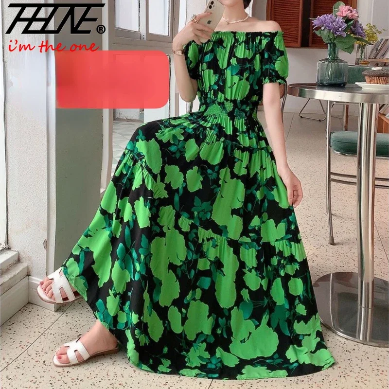 Vestidos Feminino Robe Maxi Long Dress Women Summer Indian Clothes Bohemian Cotton Floral Beach Korean Style Casual De Mujer