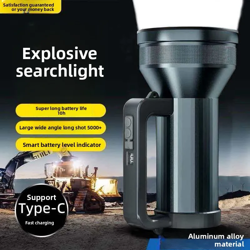1600000 LM Super Bright Flashlight USB Rechargeable LED Long Range Tactical Torch Outdoor Waterproof Camping Fishing Lantern