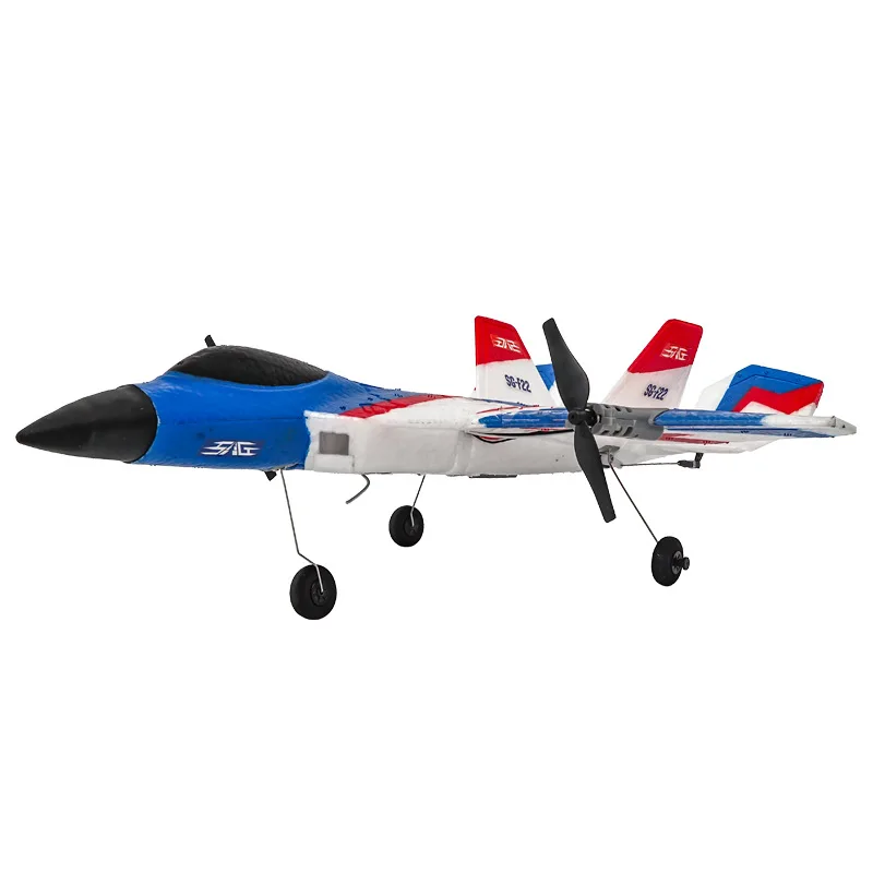 Four-Way Remote Control Aircraft SG-F22 Stunt Fighter Aircraft Model Fixed Wing Taxi Toy Boy Aircraft Model Introduction